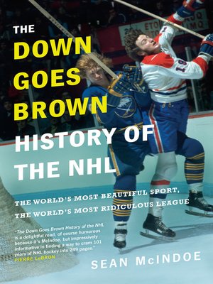 cover image of The Down Goes Brown History of the NHL